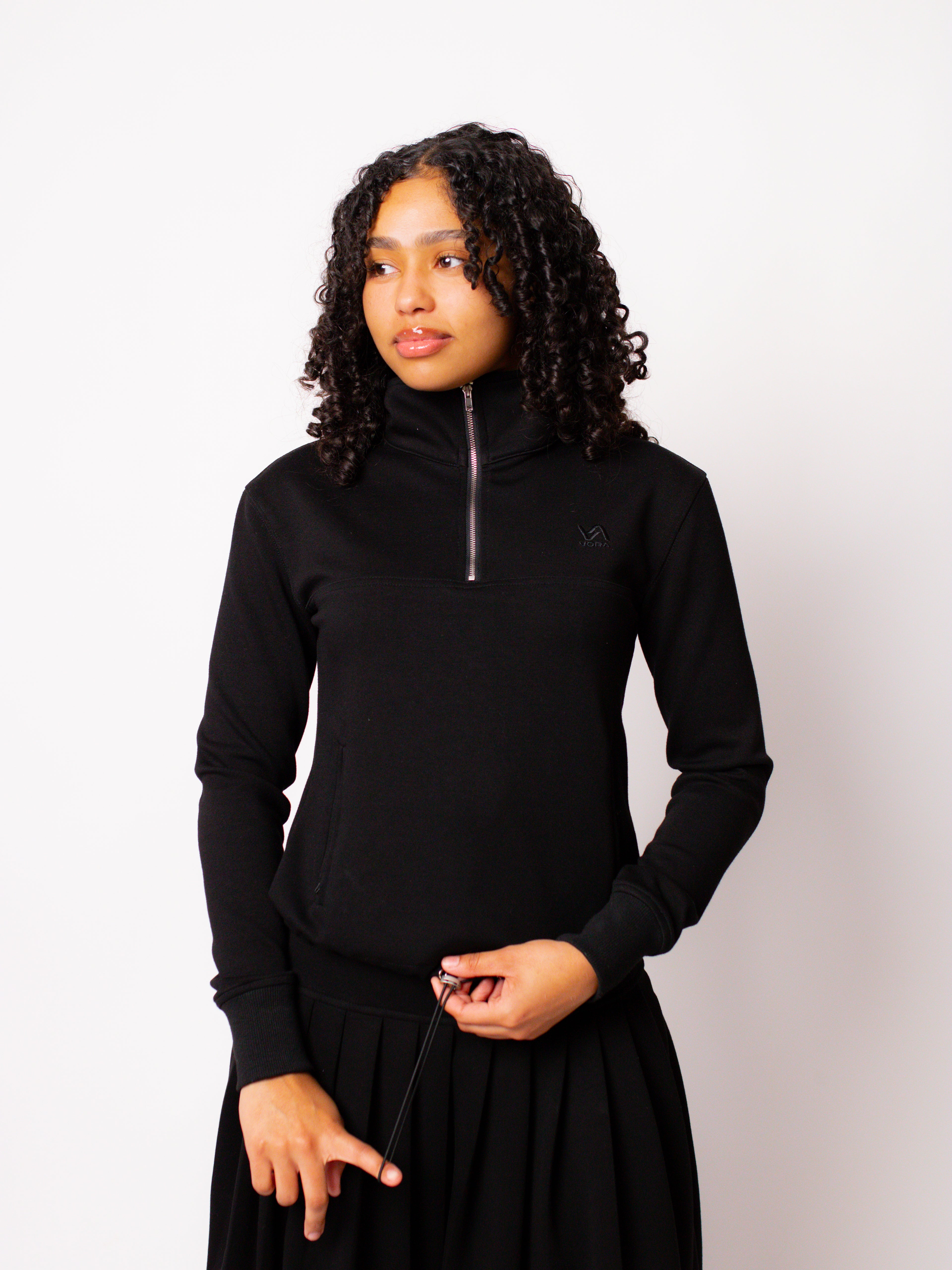 VORA "Black Licorice" Top
